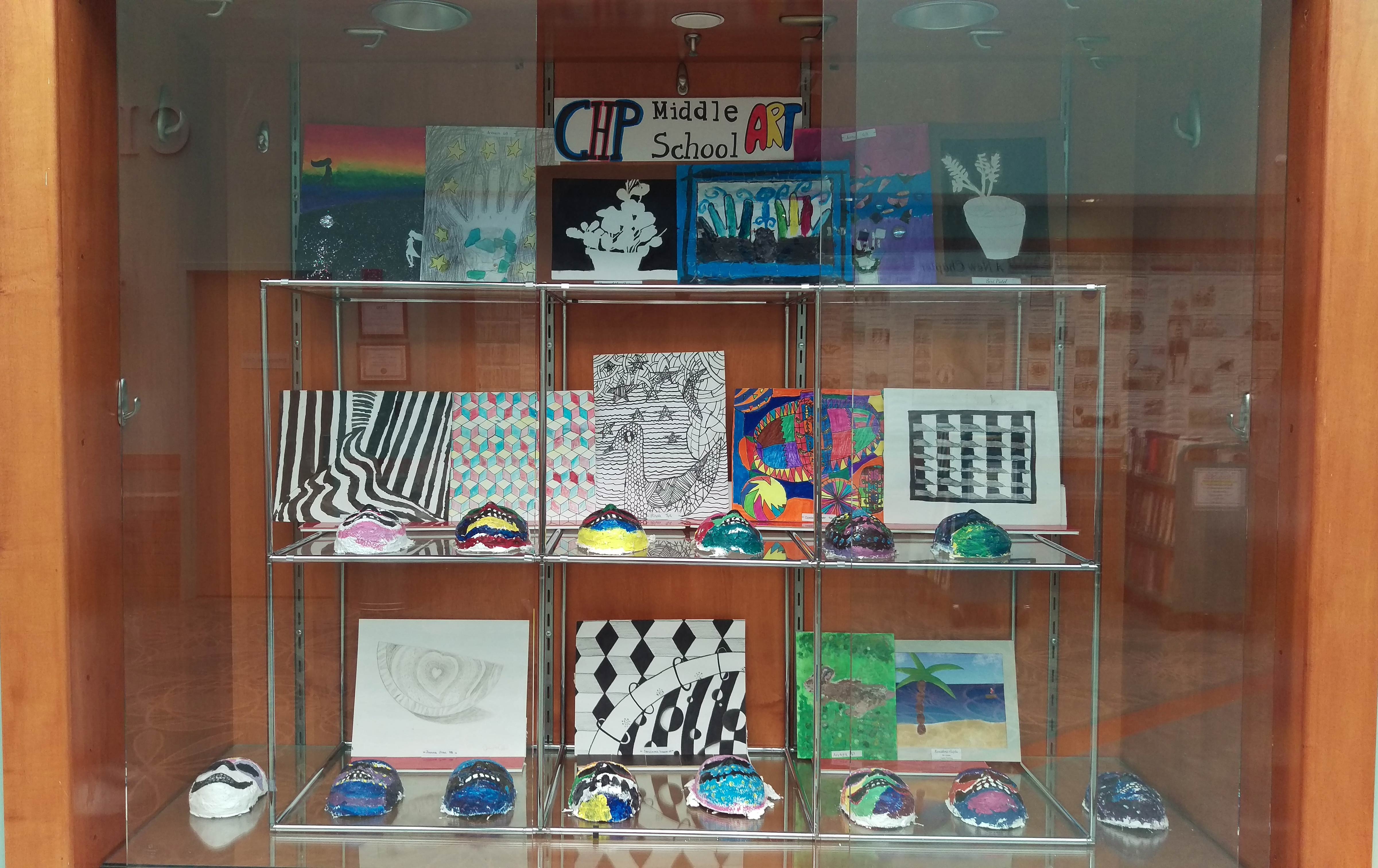 Art Display in Library