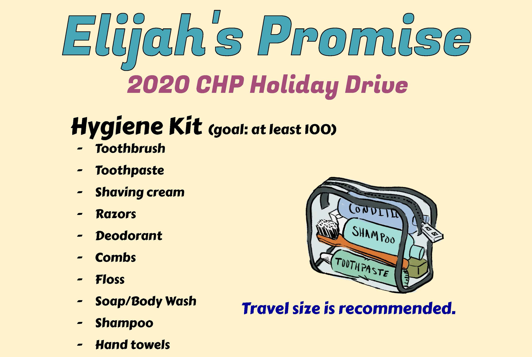 CHP Middle School Elijahs Promise